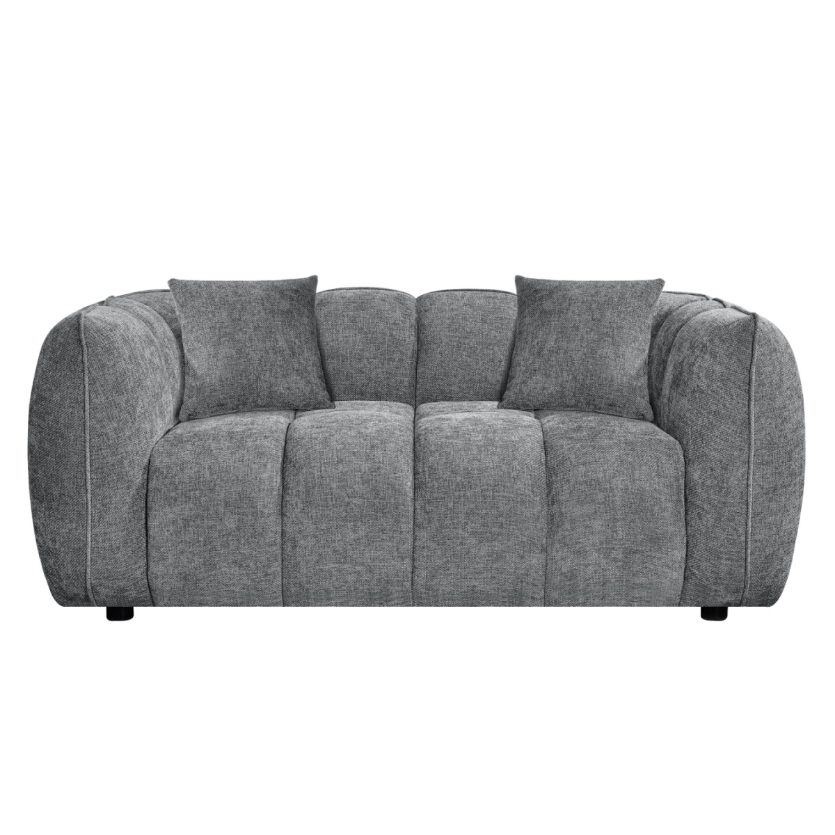 ΣΕΤ ΣΑΛΟΝΙ 3ΘΕΣΙΟΣ & 2ΘΕΣΙΟΣ LYKKE HM10812.01 ΓΚΡΙ ΥΦΑΣΜΑ