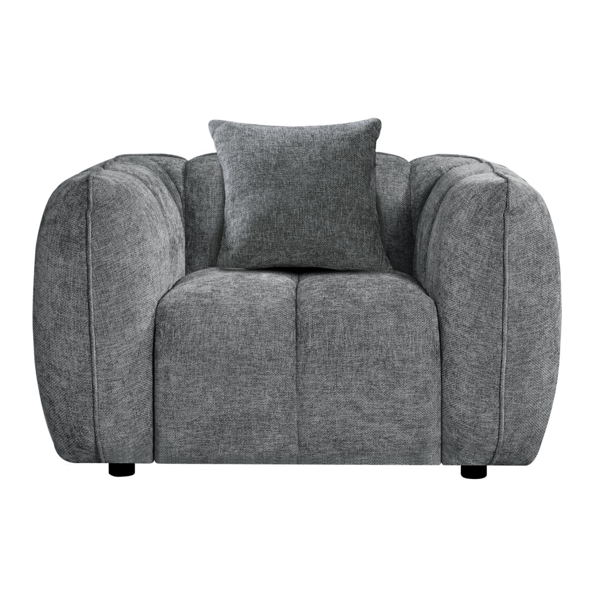 ΣΕΤ ΚΑΝΑΠΕΣ ΓΩΝΙΑ (ΔΕΞΙΑ)-ΠΟΛΥΘΡΟΝΑ LOUNGE LYKKE HM10820.01R ΓΚΡΙ ΥΦΑΣΜΑ