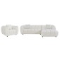 ΣΕΤ ΚΑΝΑΠΕΣ ΓΩΝΙΑ (ΔΕΞΙΑ)-ΠΟΛΥΘΡΟΝΑ LOUNGE LYKKE HM10820.02R ΕΚΡΟΥ ΥΦΑΣΜΑ