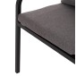 ΣΕΤ ΤΡΑΠΕΖΑΡΙΑΣ 7ΤΜΧ MAERLY HM10826.13 ΑΛΟΥΜΙΝΙΟ & ΜΑΞΙΛΑΡΙΑ ΣΚΟΥΡΟ ΓΚΡΙ--POLYWOOD