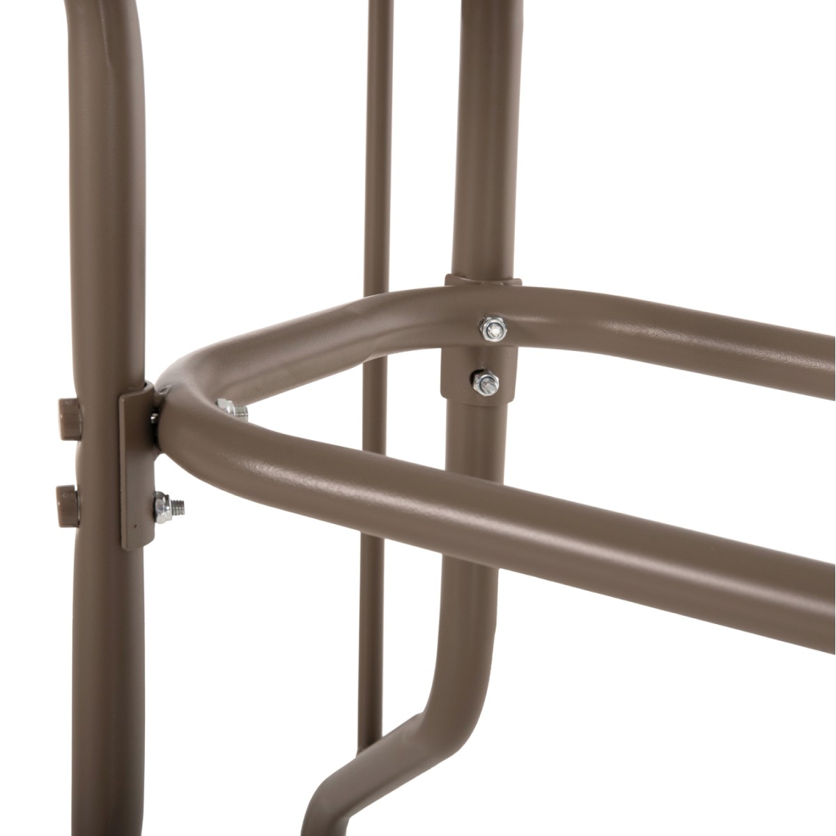 ΣΕΤ ΤΡΑΠΕΖΑΡΙΑΣ 5ΤΜΧ LEONE HM10835.04 ΚΑΡΕΚΛΕΣ ΜΕΤΑΛΛΙΚΕΣ & ΤΡΑΠΕΖΙ 110x60εκ ΣΑΜΠΑΝΙ