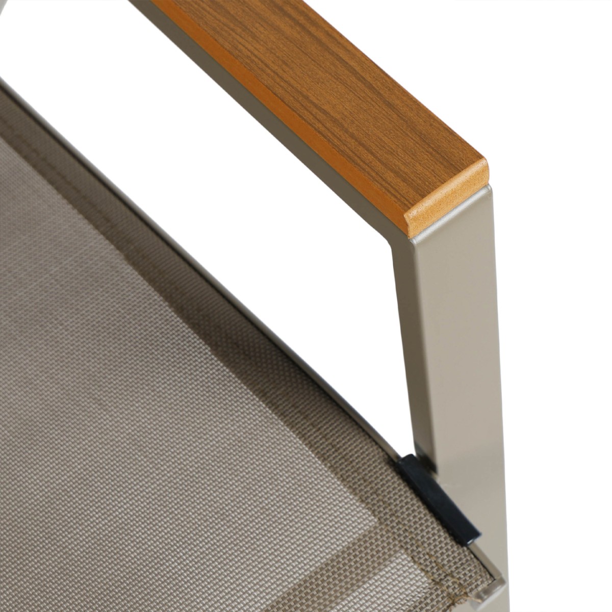 ΣΕΤ ΤΡΑΠΕΖΑΡΙΑΣ 5ΤΜΧ LEONE HM10835.04 ΚΑΡΕΚΛΕΣ ΜΕΤΑΛΛΙΚΕΣ & ΤΡΑΠΕΖΙ 110x60εκ ΣΑΜΠΑΝΙ