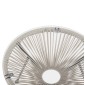 ΣΕΤ ΕΞΩΤΕΡΙΚΟΥ ΧΩΡΟΥ 3ΤΜΧ ACAPULCO HM11861.03 P.E.RATTAN ΕΚΡΟΥ-ΜΕΤΑΛΛΟ ΣΕ ΜΑΥΡΟ