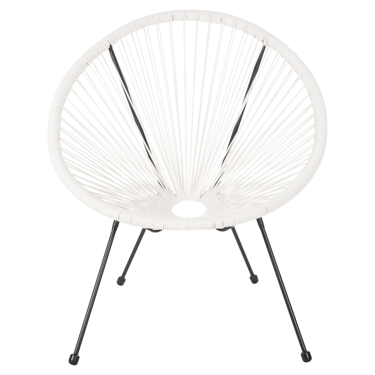 ΣΕΤ ΕΞΩΤΕΡΙΚΟΥ ΧΩΡΟΥ 3ΤΜΧ ACAPULCO HM11861.12 P.E.RATTAN ΛΕΥΚΟ-ΜΕΤΑΛΛΟ ΣΕ ΜΑΥΡΟ
