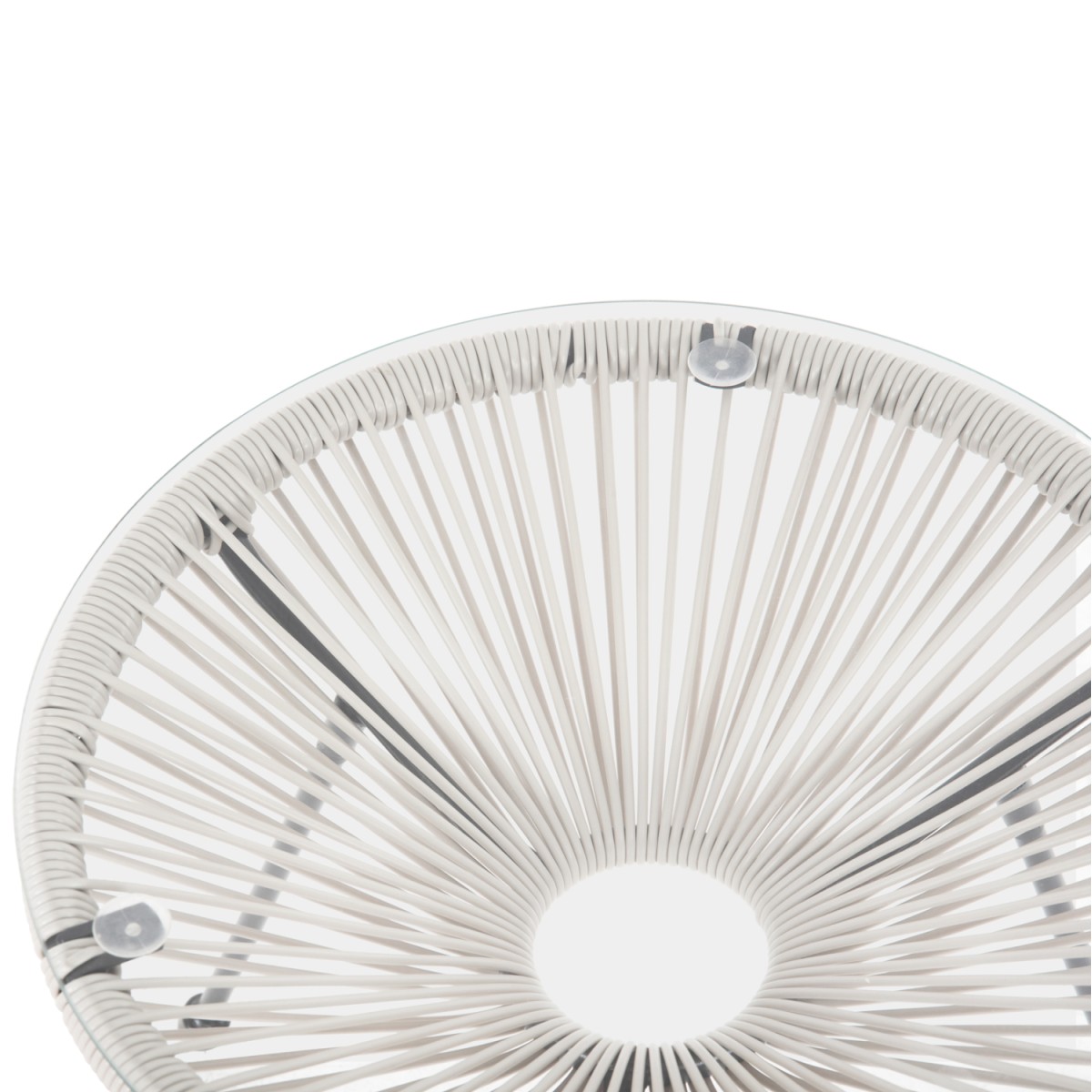 ΣΕΤ ΕΞΩΤΕΡΙΚΟΥ ΧΩΡΟΥ 3ΤΜΧ ACAPULCO HM11861.12 P.E.RATTAN ΛΕΥΚΟ-ΜΕΤΑΛΛΟ ΣΕ ΜΑΥΡΟ