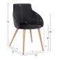 ΣΕΤ ΤΡΑΠΕΖΑΡΙΑΣ ΕΣ.ΧΩΡΟΥ 5ΤΜΧ KELVIN HM10886.05 ΜΕΛΑΜΙΝΗ SONAMA OAK-ΜΑΥΡΟ ΒΕΛΟΥΔΟ
