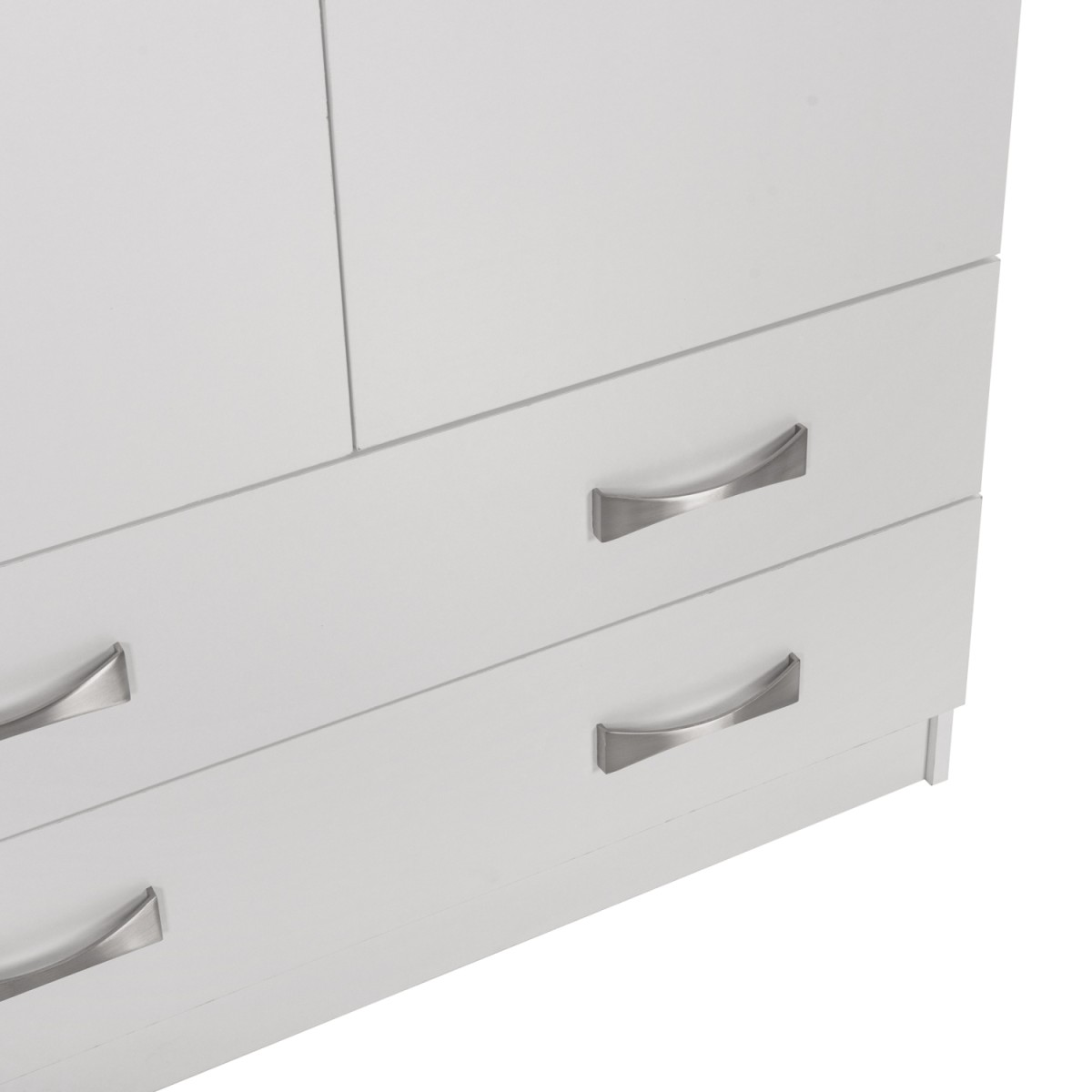 ΝΤΟΥΛΑΠΑ 3ΦΥΛΛΗ ΜΕ ΠΑΤΑΡΙ CARLY HM10891.05 ΜΕΛΑΜΙΝΗ ΣΕ ΛΕΥΚΟ 150X55Χ240Υεκ.