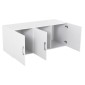 ΝΤΟΥΛΑΠΑ 3ΦΥΛΛΗ ΜΕ ΠΑΤΑΡΙ CARLY HM10891.05 ΜΕΛΑΜΙΝΗ ΣΕ ΛΕΥΚΟ 150X55Χ240Υεκ.