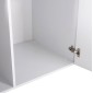 ΝΤΟΥΛΑΠΑ 3ΦΥΛΛΗ ΜΕ ΠΑΤΑΡΙ CARLY HM10891.05 ΜΕΛΑΜΙΝΗ ΣΕ ΛΕΥΚΟ 150X55Χ240Υεκ.
