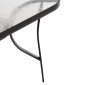 ΣΕΤ ΤΡΑΠΕΖΑΡΙΑΣ 5ΤΜΧ BRUNO HM5201.03 ΜΑΥΡΟ ΜΕΤΑΛΛΙΚΟ & TEXTILENE