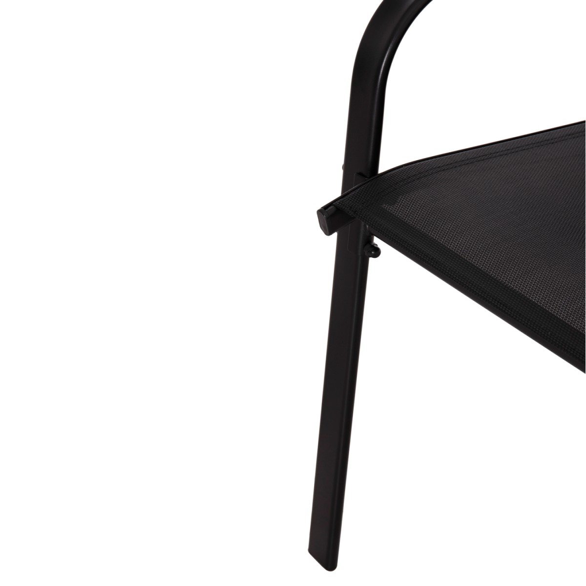 ΣΕΤ ΤΡΑΠΕΖΑΡΙΑΣ 5ΤΜΧ ADAM HM10896.03 ΤΡΑΠΕΖΙ 120x70εκ & 4 ΠΟΛΥΘΡΟΝΕΣ--ΜΑΥΡΟ