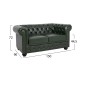 ΣΕΤ ΣΑΛΟΝΙ 3ΤΜΧ MOBAR HM10912.08 PU ΔΕΡΜΑ Τ.CHESTERFIELD ΚΥΠΑΡΙΣΣΙ