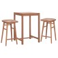 ΣΕΤ ΤΡΑΠΕΖΙ ΜΕ 2 ΣΚΑΜΠΟ ΜΠΑΡ BOLMAR HM10917 ΞΥΛΟ TEAK ΣΕ ΦΥΣΙΚΟ ΧΡΩΜΑ