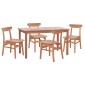 ΣΕΤ ΤΡΑΠΕΖΑΡΙΑΣ ΕΞ.ΧΩΡΟΥ 5ΤΜΧ ROBBIE ΗΜ10926 ΞΥΛΟ TEAK ΣΕ ΦΥΣΙΚΟ