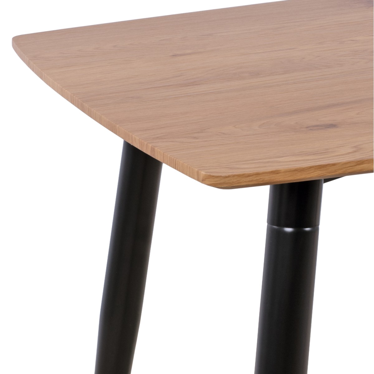 ΣΕΤ ΤΡΑΠΕΖΑΡΙΑΣ 5ΤΜΧ GAFF HM10847.02 MDF TOP ΦΥΣΙΚΟ--ΥΦΑΣΜΑ ΜΠΕΖ & ΜΕΤΑΛΛΟ ΜΑΥΡΟ