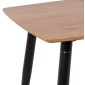 ΣΕΤ ΤΡΑΠΕΖΑΡΙΑΣ 5ΤΜΧ GAFF HM10847.02 MDF TOP ΦΥΣΙΚΟ--ΥΦΑΣΜΑ ΜΠΕΖ & ΜΕΤΑΛΛΟ ΜΑΥΡΟ