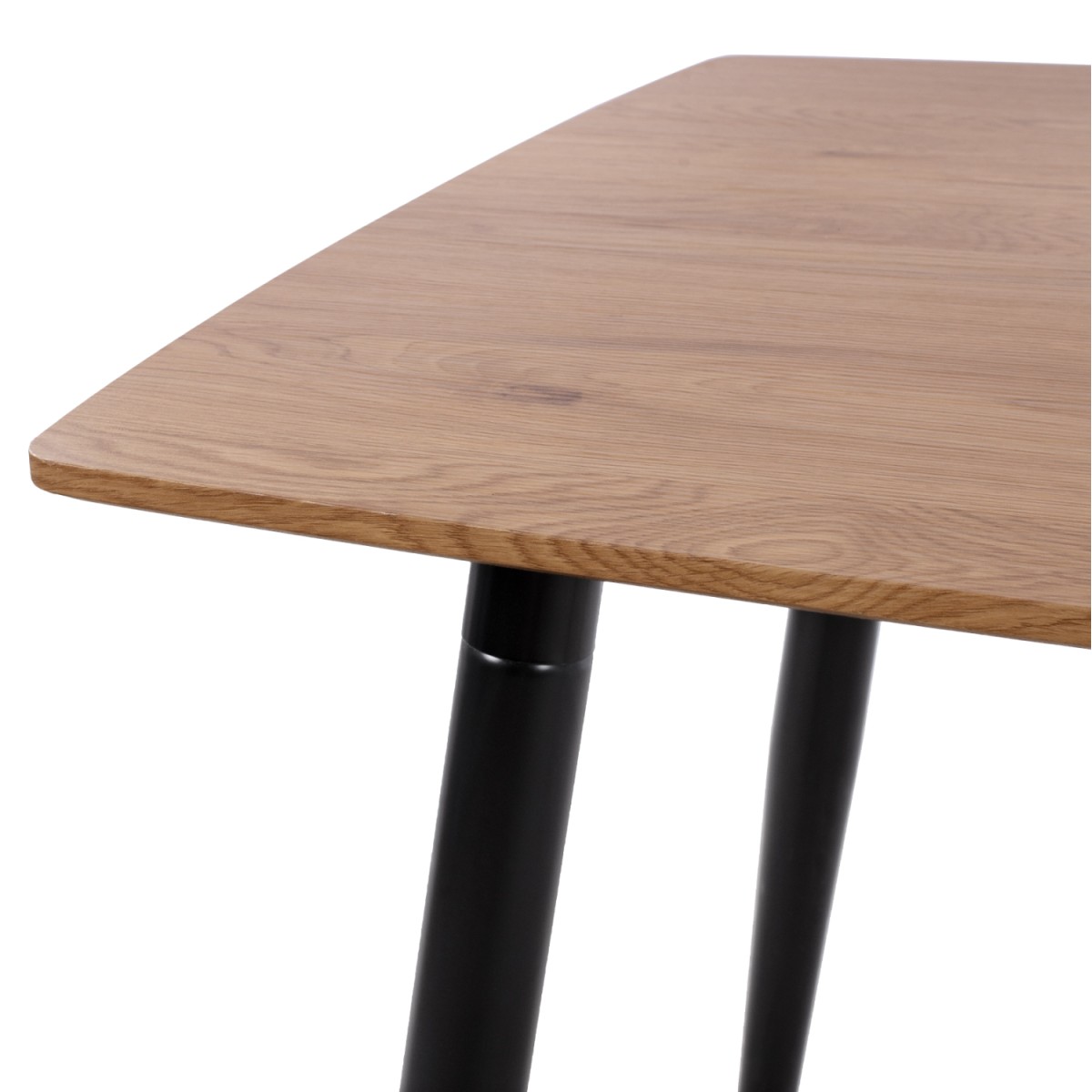 ΣΕΤ ΤΡΑΠΕΖΑΡΙΑΣ 5ΤΜΧ GAFF HM10847.02 MDF TOP ΦΥΣΙΚΟ--ΥΦΑΣΜΑ ΜΠΕΖ & ΜΕΤΑΛΛΟ ΜΑΥΡΟ