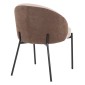 ΣΕΤ ΤΡΑΠΕΖΑΡΙΑΣ 7ΤΜΧ ASTORIA HM10933.02 MDF TOP--ΥΦΑΣΜΑ ΜΠΕΖ/ΚΑΦΕ & ΜΕΤΑΛΛΟ ΜΑΥΡΟ