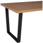 ΣΕΤ ΤΡΑΠΕΖΑΡΙΑΣ 7ΤΜΧ MANIDO HM10949.03 MDF TOP--ΥΦΑΣΜΑ TAUPE & ΜΕΤΑΛΛΟ ΜΑΥΡΟ