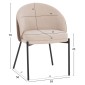 ΣΕΤ ΤΡΑΠΕΖΑΡΙΑΣ 5ΤΜΧ DETTON HM10951.02 ΚΕΡΑΜΙΚΟ TOP--ΥΦΑΣΜΑ ΜΠΕΖ/ΚΑΦΕ & ΜΕΤΑΛ.ΠΟΔΙΑ