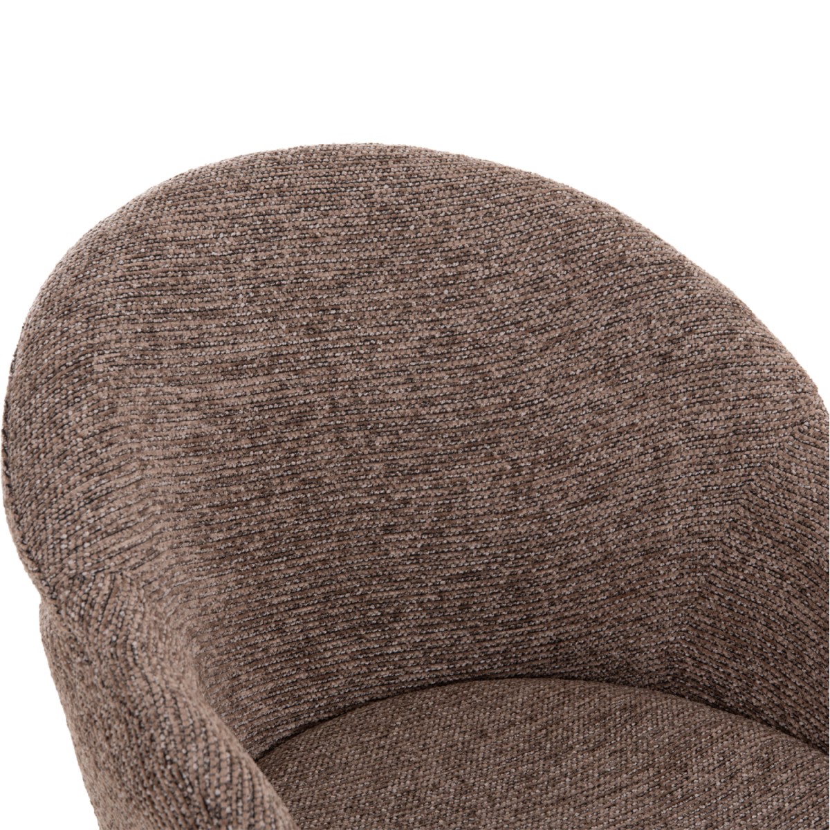 ΣΕΤ ΤΡΑΠΕΖΑΡΙΑΣ 7ΤΜΧ MANDY HM10957.03 MDF TOP--ΥΦΑΣΜΑ TAUPE & ΜΕΤΑΛ.ΠΟΔΙΑ
