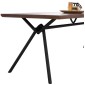 ΣΕΤ ΤΡΑΠΕΖΑΡΙΑΣ 7ΤΜΧ MANDY HM10957.03 MDF TOP--ΥΦΑΣΜΑ TAUPE & ΜΕΤΑΛ.ΠΟΔΙΑ
