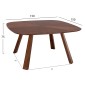 ΣΕΤ ΤΡΑΠΕΖΑΡΙΑΣ ΕΣ.ΧΩΡΟΥ 9ΤΜΧ RINER HM10959.03 MDF ΚΑΡΥΔΙ--ΥΦΑΣΜΑ TAUPE