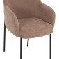 ΣΕΤ ΤΡΑΠΕΖΑΡΙΑΣ ΕΣ.ΧΩΡΟΥ 9ΤΜΧ RINER HM10959.03 MDF ΚΑΡΥΔΙ--ΥΦΑΣΜΑ TAUPE