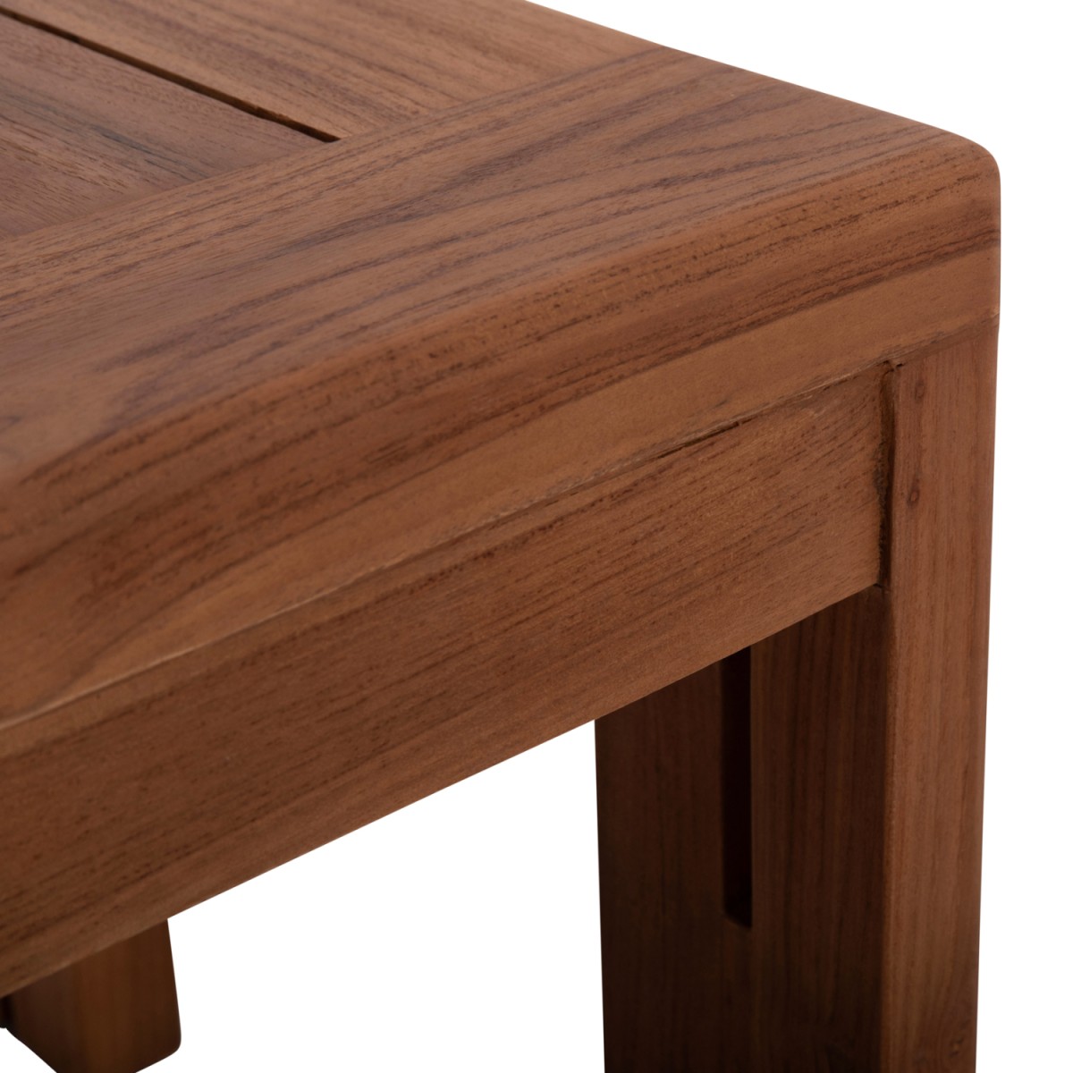 LOUNGE ΣΕΤ KIOTO HM10960 ΤΡΑΠΕΖΑΚΙ & 2 ΠΟΛΥΘΡΟΝΕΣ--ΞΥΛΟ TEAK--ΜΠΕΖ ΜΑΞΙΛΑΡΙΑ