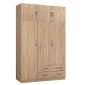 ΝΤΟΥΛΑΠΑ 3ΦΥΛΛΗ ΜΕ ΠΑΤΑΡΙ CARLY HM10891.02 ΜΕΛΑΜΙΝΗ ΣΕ SONAMA 150X55Χ240Υεκ.
