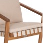 LOUNGE ΣΕΤ ΕΞ.ΧΩΡΟΥ 3ΤΜΧ DAME HM10982 ΞΥΛΟ ΑΚΑΚΙΑΣ--ΣΧΟΙΝΙ STRAP & ΜΑΞΙΛΑΡΙΑ ΣΕ ΜΠΕΖ