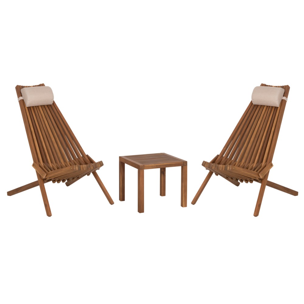 LOUNGE ΣΕΤ ΕΞ.ΧΩΡΟΥ 3ΤΜΧ SHIGAN HM10993 ΞΥΛΟ ΑΚΑΚΙΑΣ--ΜΑΞΙΛΑΡI ΚΕΦΑΛΗΣ ΣΕ ΜΠΕΖ