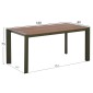 ΣΕΤ ΤΡΑΠΕΖΑΡΙΑΣ ΕΞ.ΧΩΡΟΥ 5ΤΜΧ HILLIARD HM10998.07 OLIVE GREEN ΑΛΟΥΜΙΝΙΟ-POLYWOOD