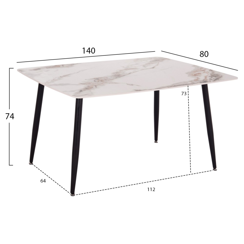 ΣΕΤ ΤΡΑΠΕΖΑΡΙΑΣ 5ΤΜΧ RAVEN HM12116.02 ΚΕΡΑΜΙΚΟ TOP ΛΕΥΚΟ/ΚΑΦΕ ΜΑΡΜΑΡΟ--ΣΑΠΙΟ ΜΗΛΟ ΒΕΛΟΥΔΟ