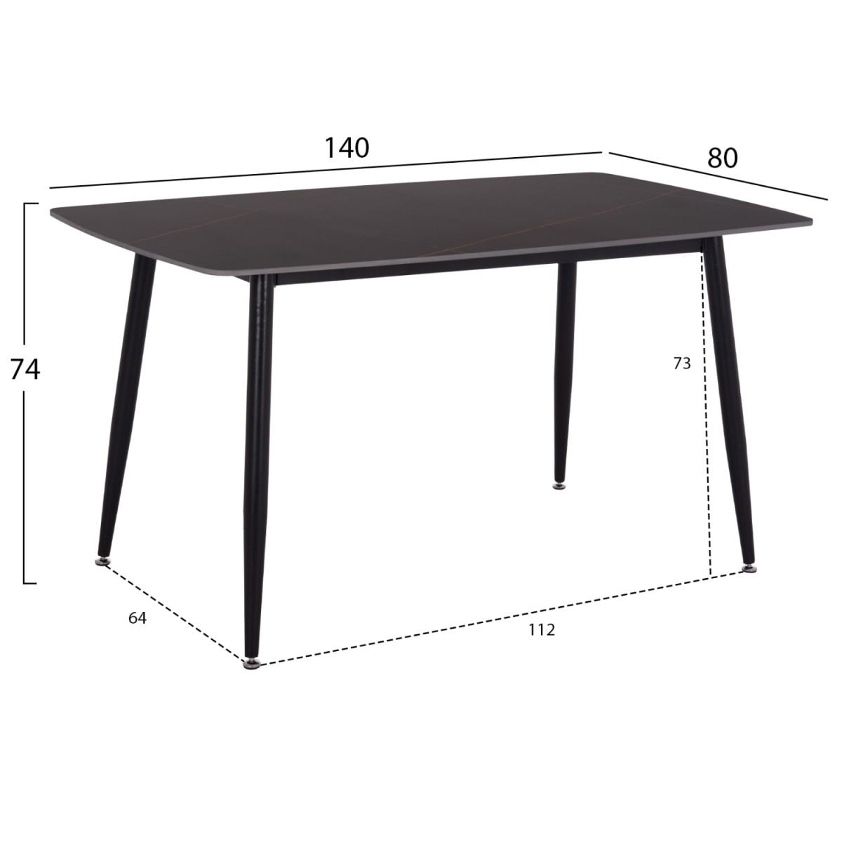 ΣΕΤ ΤΡΑΠΕΖΑΡΙΑΣ 5ΤΜΧ RAVEN HM12116.03 ΚΕΡΑΜΙΚΟ TOP ΜΑΥΡΟ ΜΑΡΜΑΡΟ--ΜΑΥΡΟ ΒΕΛΟΥΔΟ