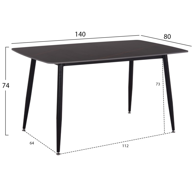 ΣΕΤ ΤΡΑΠΕΖΑΡΙΑΣ 5ΤΜΧ RAVEN HM12116.03 ΚΕΡΑΜΙΚΟ TOP ΜΑΥΡΟ ΜΑΡΜΑΡΟ--ΜΑΥΡΟ ΒΕΛΟΥΔΟ