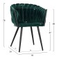 ΣΕΤ ΤΡΑΠΕΖΑΡΙΑΣ 5ΤΜΧ JOLIE HM12123.01 MDF TOP ΣΕ ΦΥΣΙΚΟ--ΚΥΠΑΡΙΣΣΙ ΒΕΛΟΥΔΟ