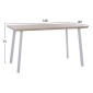 ΣΕΤ ΤΡΑΠΕΖΑΡΙΑΣ 5ΤΜΧ OFIRA HM10634 MDF TOP ΣΕ SONAMA--ΛΕΥΚΕΣ ΚΑΡΕΚΛΕΣ ΣΕΤ ΤΡΑΠΕΖΑΡΙΑΣ 5ΤΜΧ OFIRA HM10634 MDF TOP ΣΕ SONAMA--ΛΕΥΚΕΣ ΚΑΡΕΚΛΕΣ