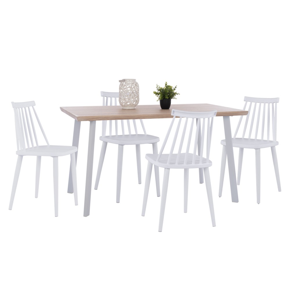 ΣΕΤ ΤΡΑΠΕΖΑΡΙΑΣ 5ΤΜΧ OFIRA HM10634 MDF TOP ΣΕ SONAMA--ΛΕΥΚΕΣ ΚΑΡΕΚΛΕΣ ΣΕΤ ΤΡΑΠΕΖΑΡΙΑΣ 5ΤΜΧ OFIRA HM10634 MDF TOP ΣΕ SONAMA--ΛΕΥΚΕΣ ΚΑΡΕΚΛΕΣ