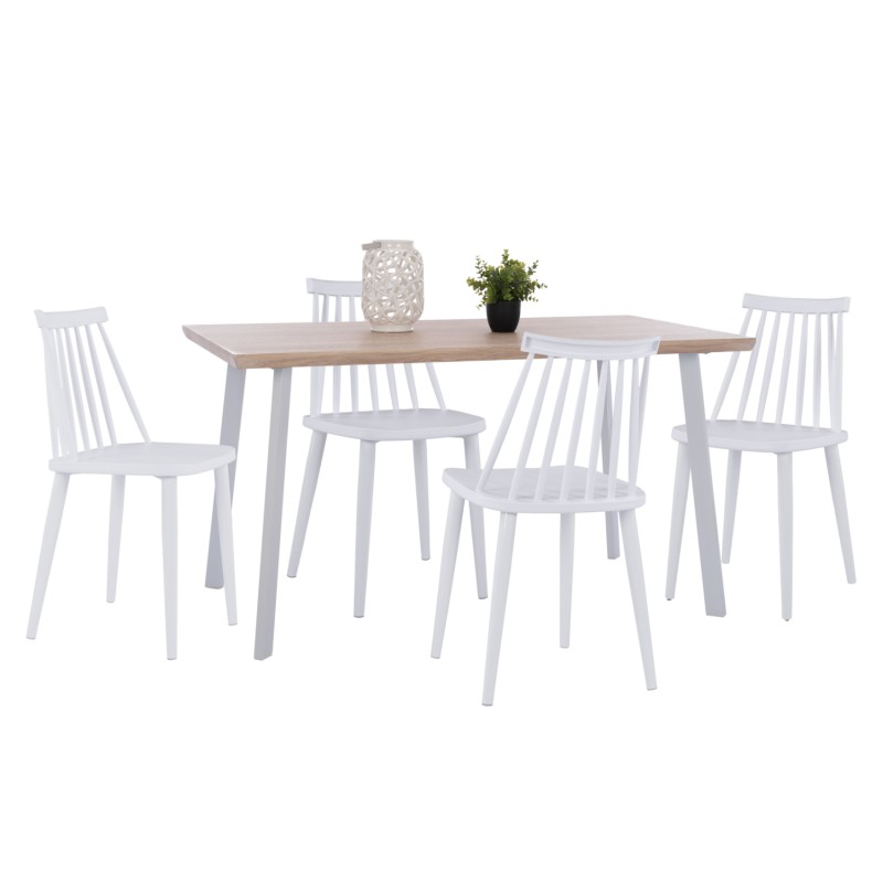 ΣΕΤ ΤΡΑΠΕΖΑΡΙΑΣ 5ΤΜΧ OFIRA HM10634 MDF TOP ΣΕ SONAMA--ΛΕΥΚΕΣ ΚΑΡΕΚΛΕΣ ΣΕΤ ΤΡΑΠΕΖΑΡΙΑΣ 5ΤΜΧ OFIRA HM10634 MDF TOP ΣΕ SONAMA--ΛΕΥΚΕΣ ΚΑΡΕΚΛΕΣ
