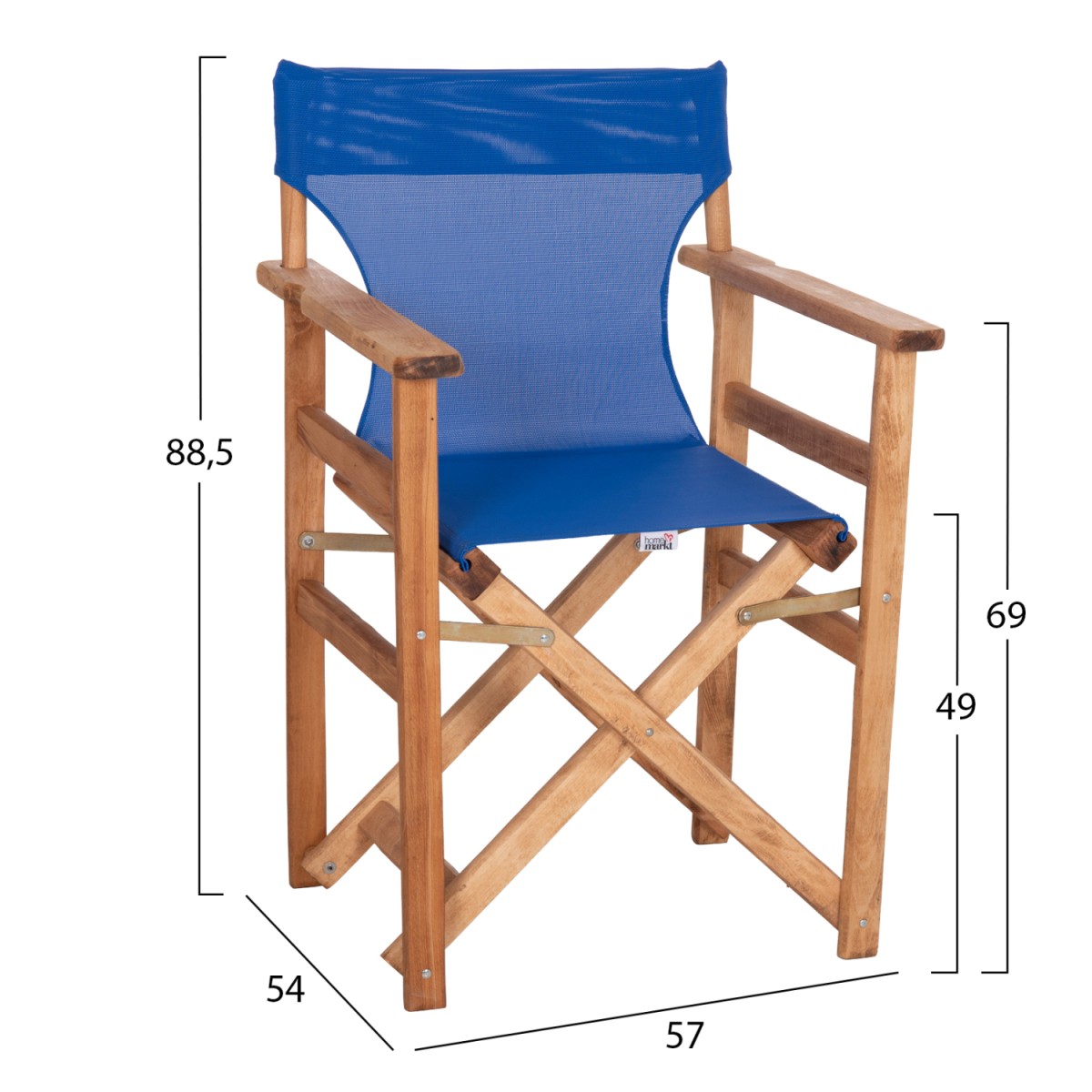 ΠΟΛΥΘΡΟΝΑ ΣΚΗΝΟΘΕΤΗ ΜΕ ΠΑΝΙ TEXTILENE ΜΠΛΕ ΛΗΜΝΟΣ HM10543.01 ΞΥΛΟ ΟΞΙΑΣ 57x54x88,5Υεκ