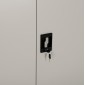 ΝΤΟΥΛΑΠΑ ΜΕΤΑΛΛΙΚΗ ΜΕ ΠΟΔΙΑ CLOD HM11998 2ΦΥΛΛΗ ΜΕ ΧΩΡΙΣΜΑ-ΑΝΟΙΧΤΟ ΓΚΡΙ 90Χ45Χ190Yεκ