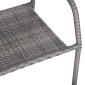 ΣΕΤ ΤΡΑΠΕΖΑΡΙΑΣ ΕΞ.ΧΩΡΟΥ 5ΤΜΧ MORNER HM21008 ΜΕΤΑΛΛΟ & WICKER ΣΕ ΓΚΡΙ