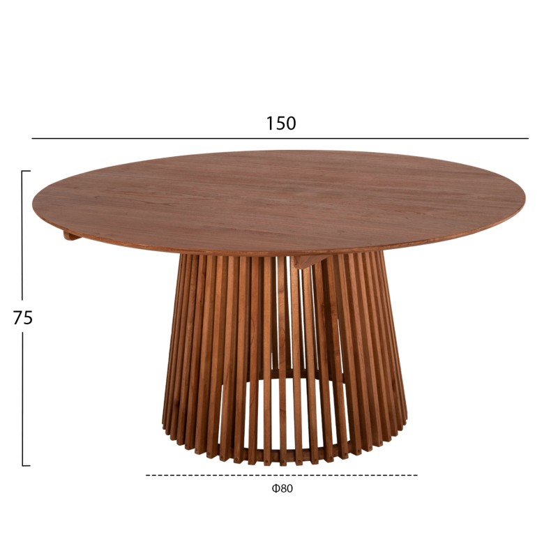 ΣΕΤ ΤΡΑΠΕΖΑΡΙΑΣ 5ΤΜΧ FARLEY HM21076.02 ΣΤΡΟΓΓΥΛΟ ΤΡΑΠΕΖΙ Φ150εκ. & 4 ΚΑΡΕΚΛΕΣ ΣΕΤ ΤΡΑΠΕΖΑΡΙΑΣ 5ΤΜΧ FARLEY HM21076.02 ΣΤΡΟΓΓΥΛΟ ΤΡΑΠΕΖΙ Φ150εκ. & 4 ΚΑΡΕΚΛΕΣ