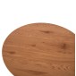 ΣΕΤ 2ΤΜΧ ΤΡΑΠΕΖΙΑ ΣΑΛΟΝΙΟΥ TALBERT HM21083 MDF ΦΥΣΙΚΟ ΞΥΛΟΥ Φ80εκ & Φ45εκ