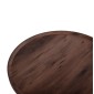 ΣΕΤ 2ΤΜΧ ΤΡΑΠΕΖΙΑ ΣΑΛΟΝΙΟΥ MARGON HM21084 MDF ΣΚΟΥΡΟ ΚΑΦΕ Φ80εκ & Φ45εκ
