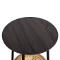 ΣΕΤ 2ΤΜΧ ΤΡΑΠΕΖΙΑ ΣΑΛΟΝΙΟΥ SEWELL HM21087 MDF-ΜΕΤΑΛΛΟ-ΣΥΝΘΕΤΙΚΟ RATTAN Φ80εκ & Φ45εκ