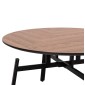 ΣΕΤ 2ΤΜΧ ΤΡΑΠΕΖΙΑ ΣΑΛΟΝΙΟΥ NORTON HM21088 MDF-ΜΕΤΑΛΛΟ Φ80εκ & Φ45εκ