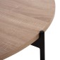 ΣΕΤ 2ΤΜΧ ΤΡΑΠΕΖΙΑ ΣΑΛΟΝΙΟΥ RONDA HM21089.02 MDF ΣΟΝΑΜΑ Φ80εκ & Φ50εκ