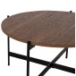 ΣΕΤ 2ΤΜΧ ΤΡΑΠΕΖΙΑ ΣΑΛΟΝΙΟΥ RONDA HM21089.03 MDF ΣΕ ΚΑΡΥΔΙ ΧΡΩΜΑ Φ80εκ & Φ50εκ